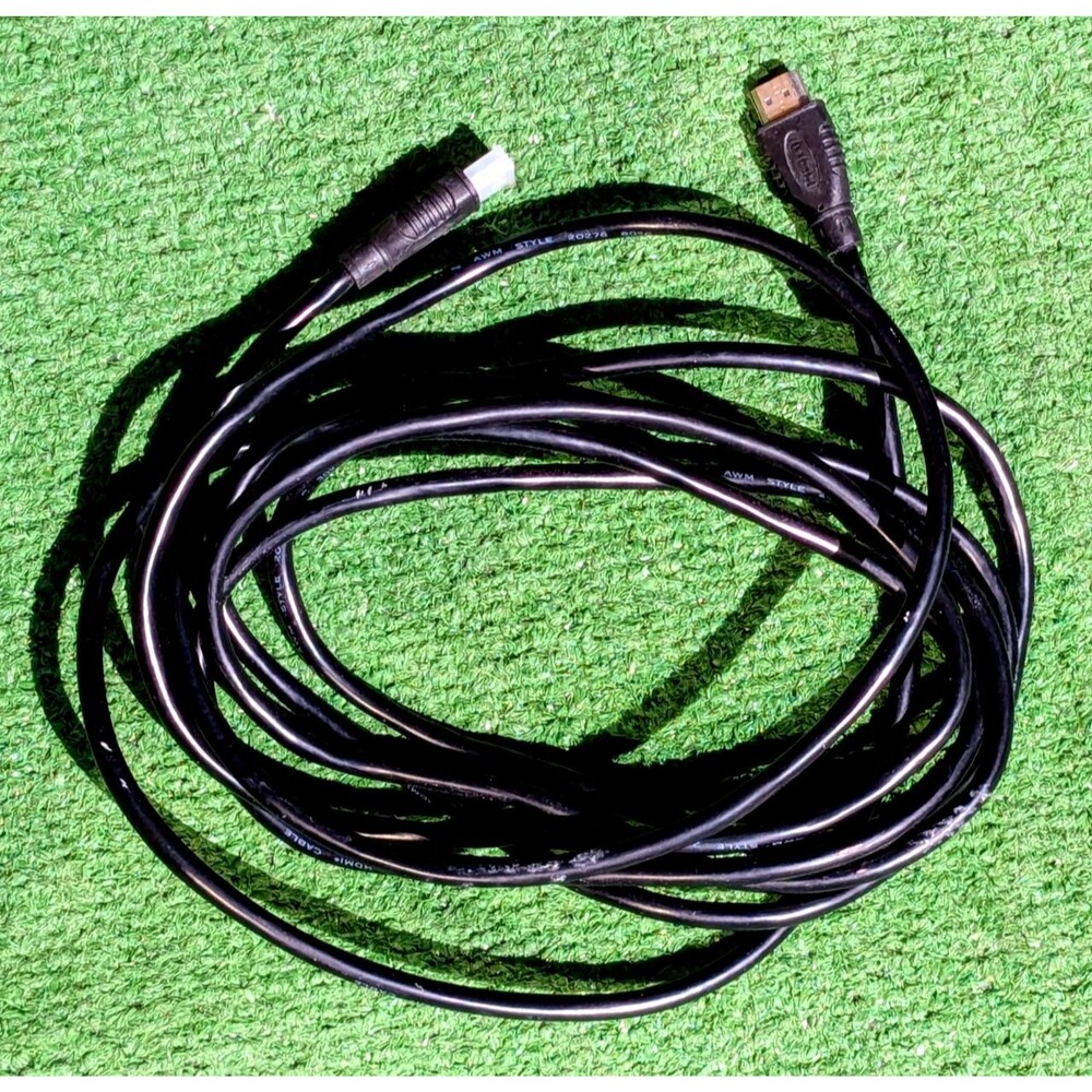 High Speed HDMI Cable 1.5M AWM Style 20276, 80°C, 30V Length 12ft EUC